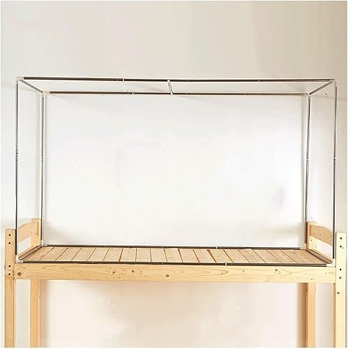 BYZOM Marco universal retráctil para colgar mosquitero, soporte telescópico para dormitorio de estudiantes, toldo de cama de acero inoxidable
