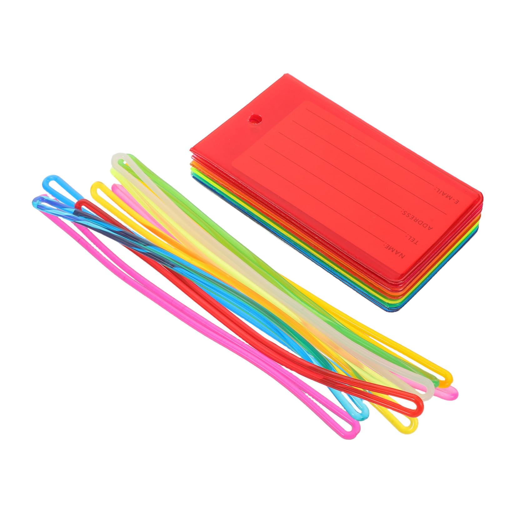 Mipcase 30pezzi Etichette per Bagagli da Viaggio Etichette Identificative Decorative e Sicure per Valigie Zaini e Borse per Viaggi Crociere e Aeroporti