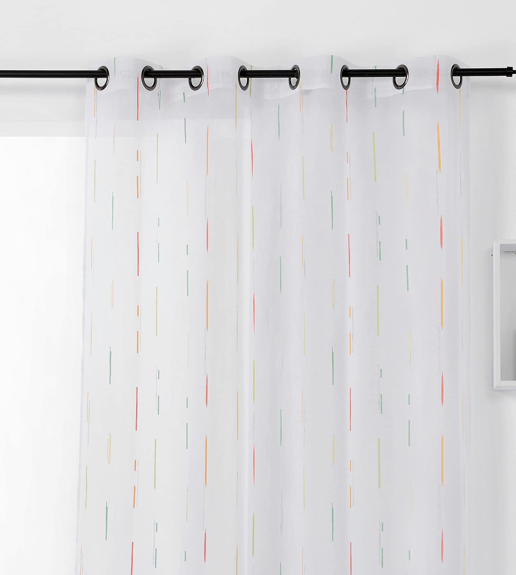 Linder  Sheer curtains BATONNETS  ()