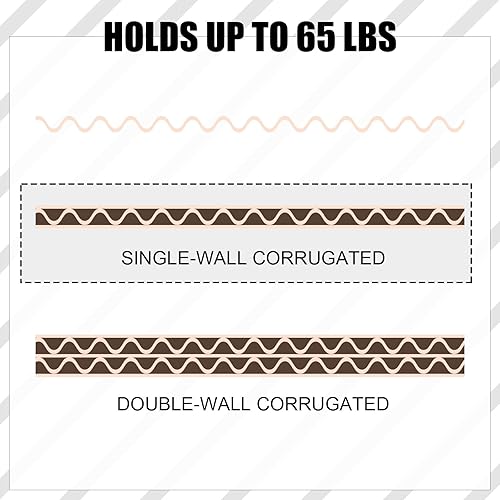 Miniatura 6 de Colarr 50 tubos de correo de 3 x 3 x 12 pulgadas, caja de cartón corrugado cuadrados, tubos de envío para mudanza y almacenamiento, cajas de vaso