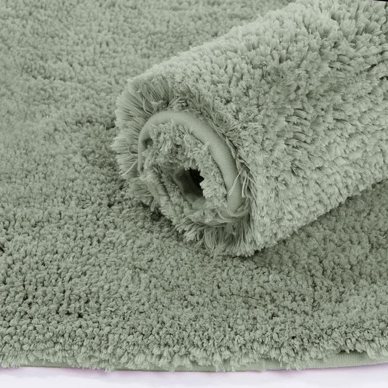 Image of Amazon Brand - Umi Vegas Carpets - Anti-Slip, Microfiber Super Soft, Washable - Carpet for Bedroom, Living-Room (4x6 Feet, Pastel Green)