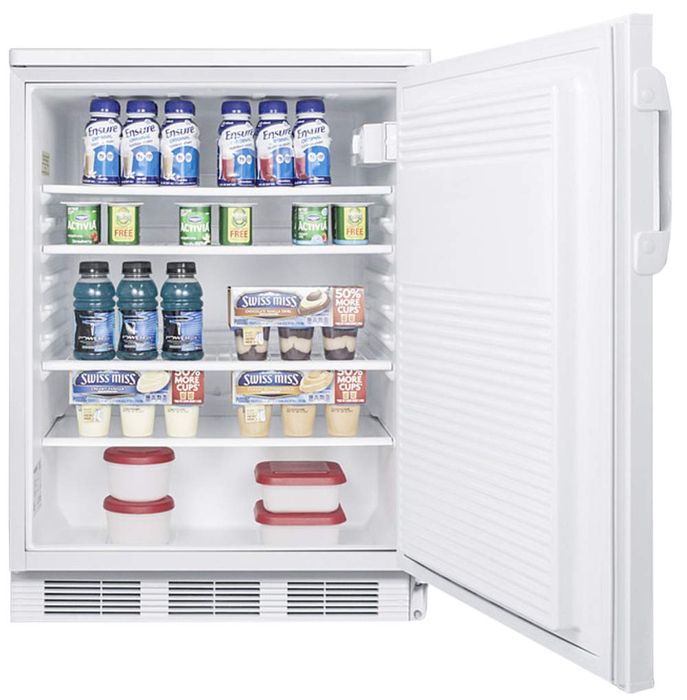 Accucold 24 Inch 24" Built In Undercounter Counter Depth Compact All-Refrigerator FF7LWBI - View 4 | Fridge.com