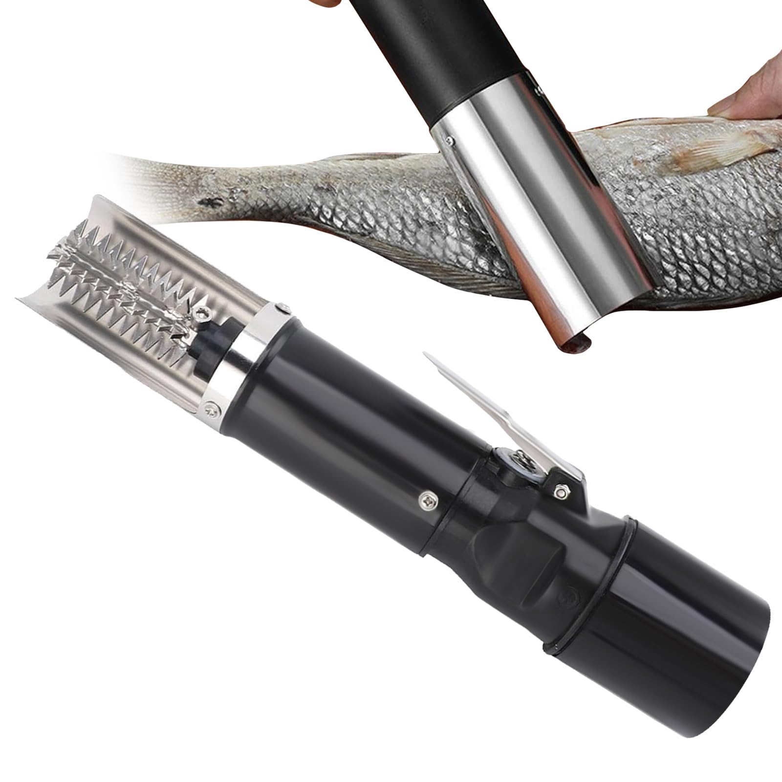 Dispositivo di rimozione Elettrico per Squama per Pesci, Dispositivo di rimozione per ablatore di Pesce Senza Fili, ipx7 Impermeabile per Chef e cuochi casalinghi