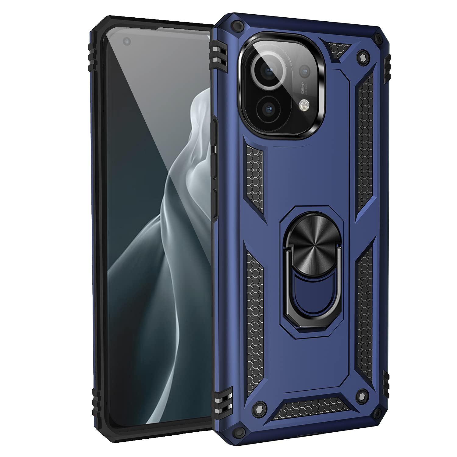 SORAKA Custodia per Xiaomi Mi 11 Pro 5G con supporto ad anello e