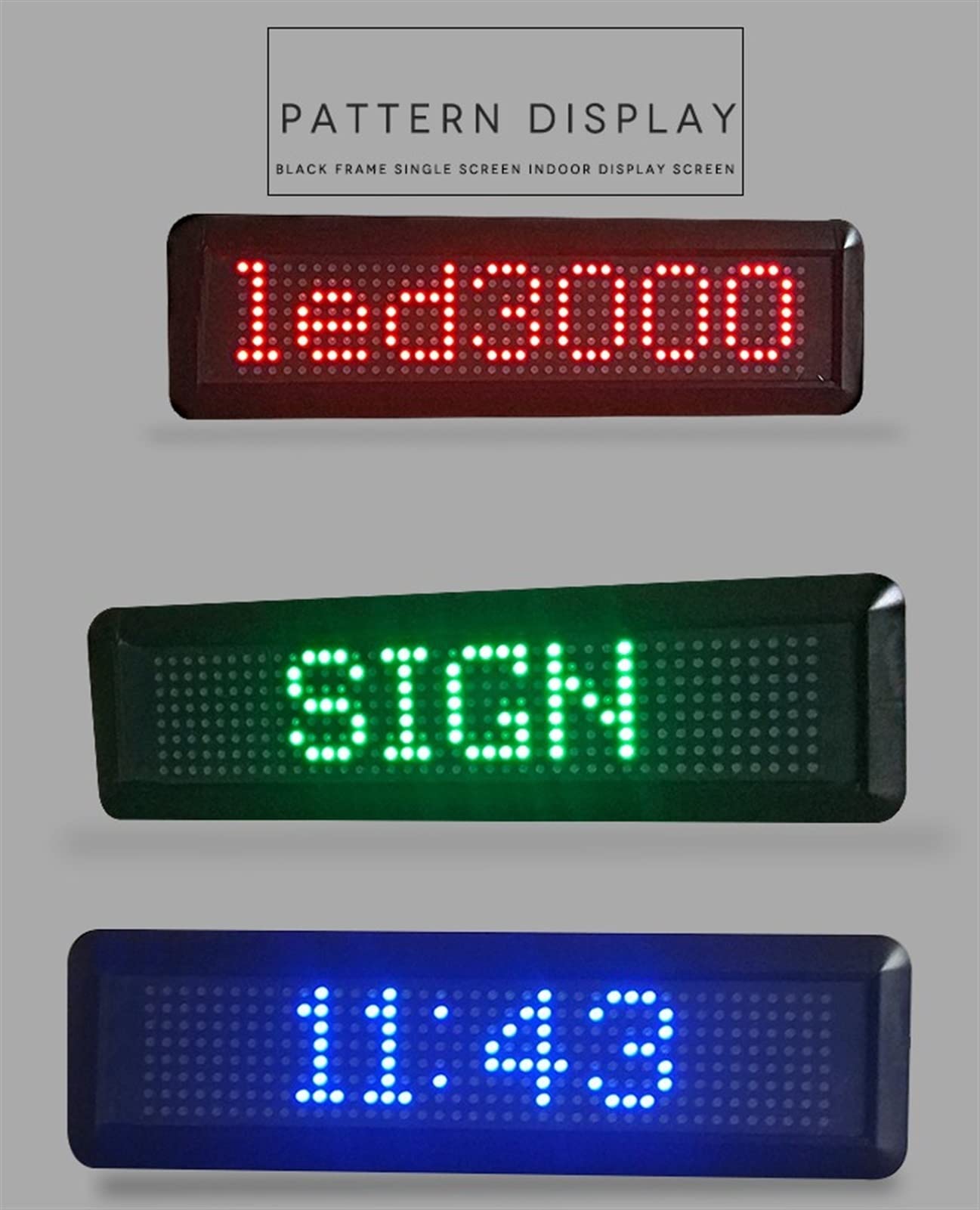 Reloj LED Grande [Hong Hao] Fábrica De Interiores P 7.62 Rgb Tablero Mensajes Rodadura Electrónica A Todo Color DIRIGIÓ Control Remoto Móvil Anuncio Publicitario