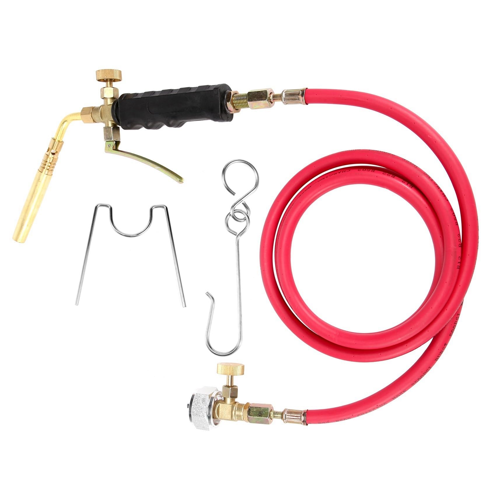 detee Brazing Welding Hose Torch MAPP Propane Soldering Torch with 1.6M Hose