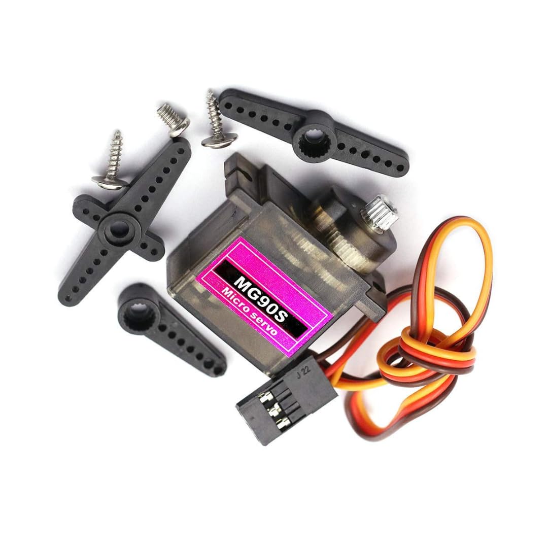 Vayuyaan MG90S Servo Motor - Metal Gear Micro Tower Pro Motor - Digital Servo Motor for DIY Drones, Quadcopters, RC Planes (B0CZK21KPS) Amazon Price History, Amazon Price Tracker