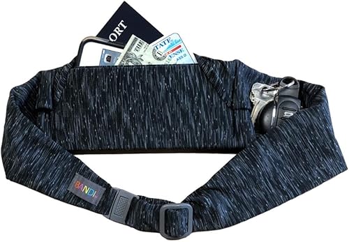 Miniatura 2 de BANDI Cinturón para correr para mujer – Riñonera manos libres para llevar teléfono, pasaporte, llaves, identificación, dinero y artículos esenciales