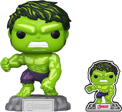 Miniatura 2 de Funko Pop! & Pin Los Vengadores Los héroes más poderosos de la Tierra - 60 aniversario, Hulk con Pin, exclusivo de Tienda