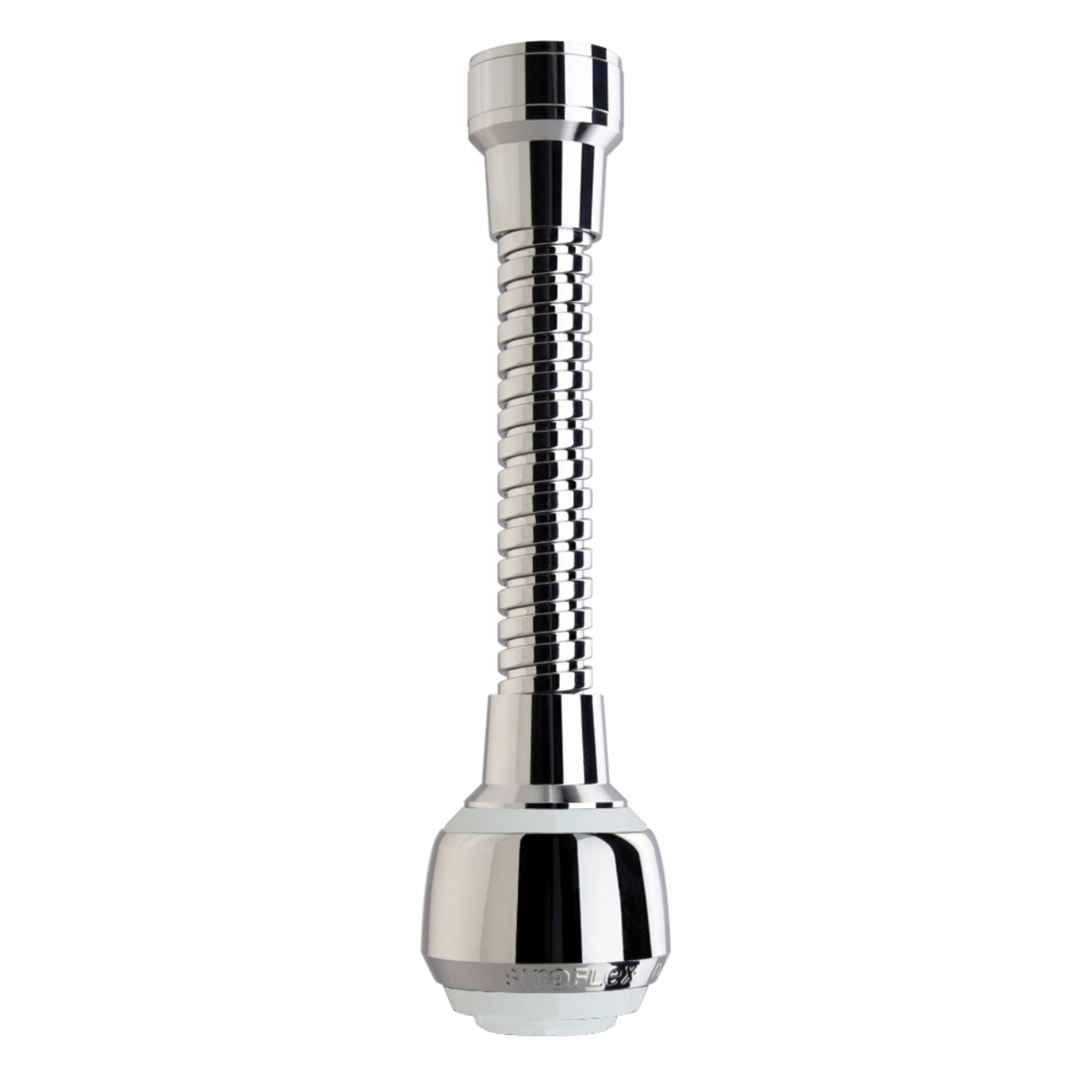 Siroflex Chrome/White 2510/1S Milady Flexible Aerator Tap Sprayer,