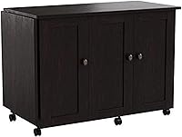 Vista 1 de Mueble móvil para costura y otras manualidades de madera de cerezo, Madera Manufacturada, Cinnamon Cherry