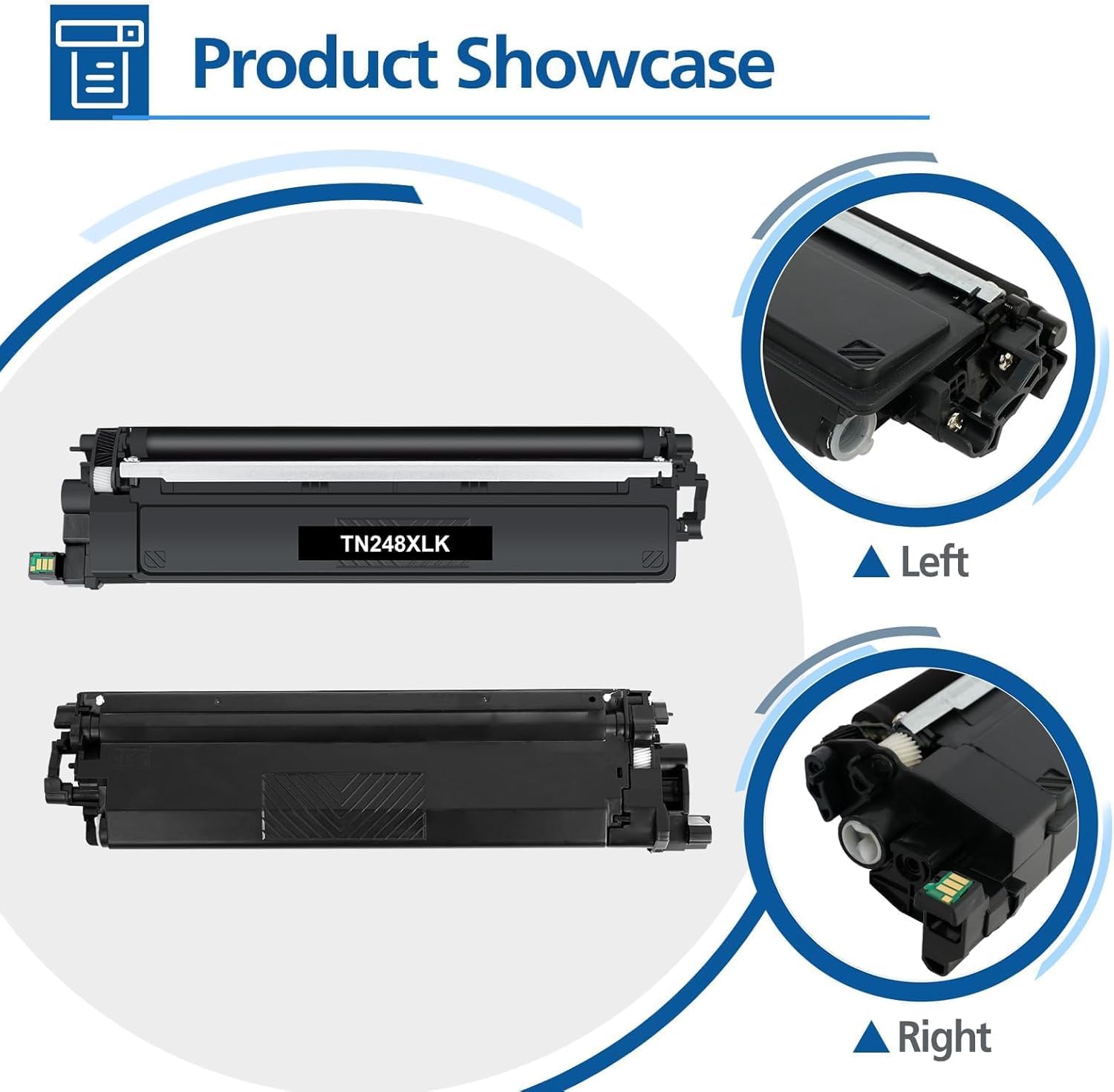 TN248XL TN248 DCP-L3560CDW Toner : Lot de 5 Compatible pour Brother HL-L3240CDW TN-248XL TN -248 MFC-L3740CDW MFC-L3760CDW DCP-L3520CDW DCP-L3520CDWE MFC-L8390CDW TN 248XL TN-248VAL 248CMYK
