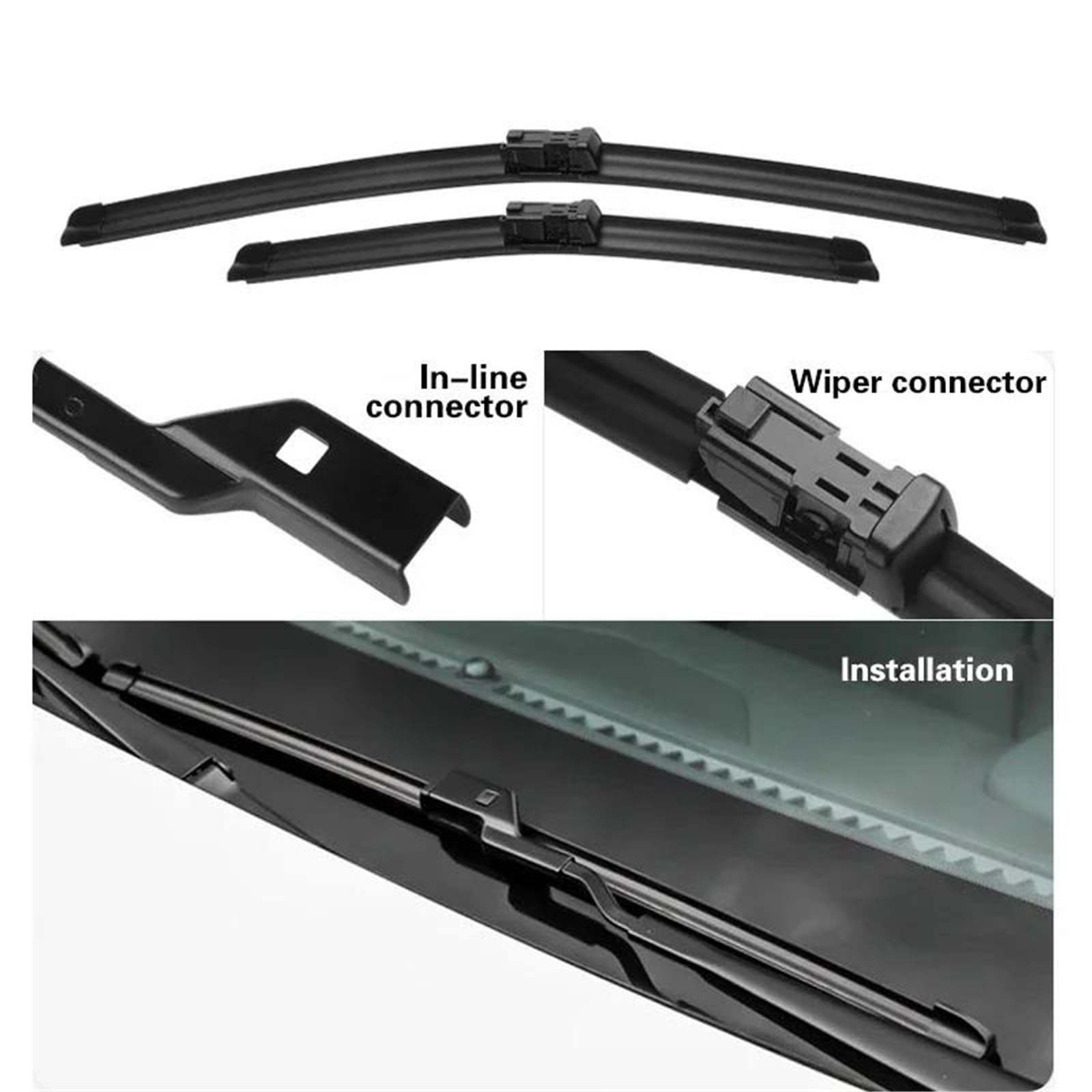 Accessori Per Spazzole Spazzola Tergicristallo Anteriore E Posteriore Senza Telaio In Silicone Parabrezza Per Changan CS95 2017 2018 2019 2020 2021 2022