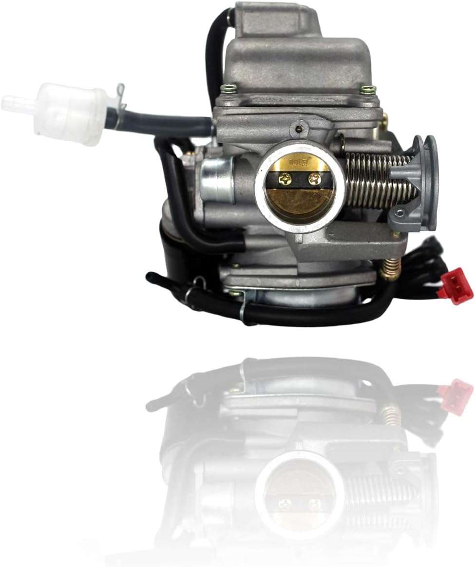 IYOBCXIHO Metal Fuel Gas Tank With Cap Over For 50cc 70cc 90cc 110cc 125cc ATV