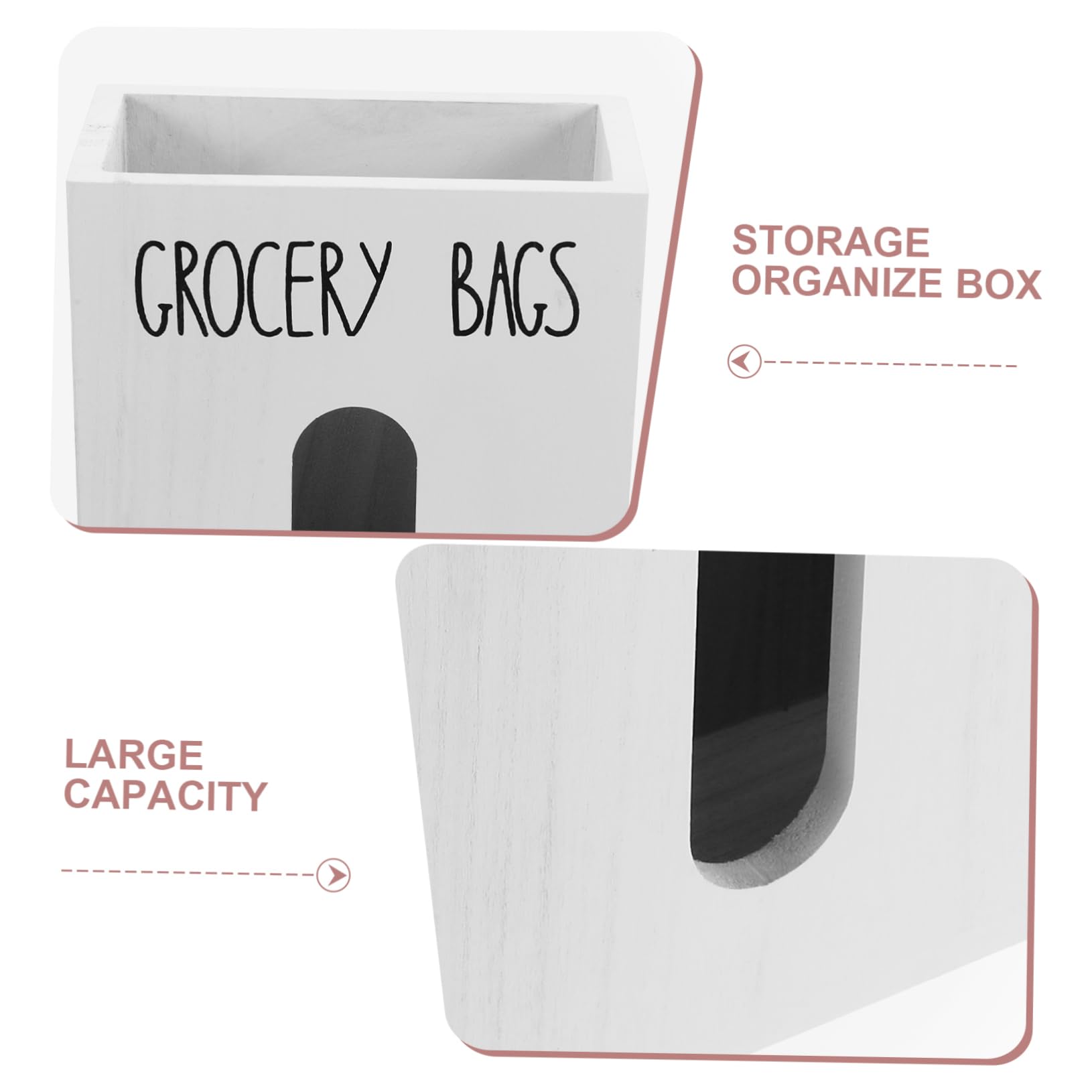 Caja De Almacenamiento para Bolsas De Basura Organizador De Bolsas De Supermercado
