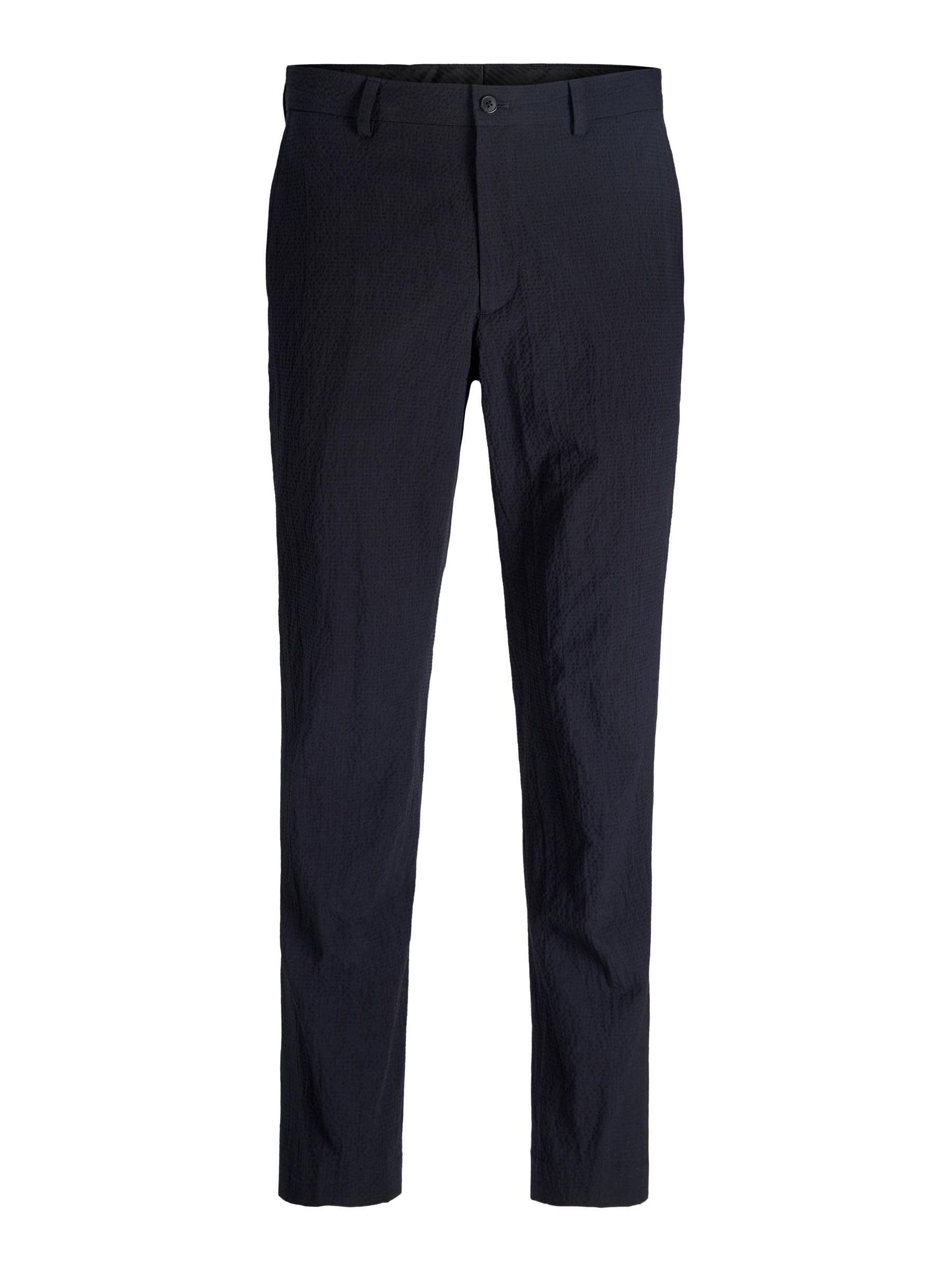 JACK & JONES Men's Jprstan Seersucker Trouser, Night Sky, 44
