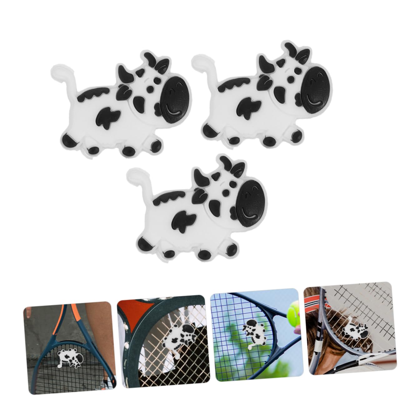 KESYOO Silicone Tennis Racket Vibration Dampeners Easy to Stick Comfort Enhancer for Arms