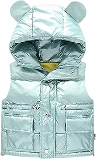 Casaco de inverno para meninos e meninas com capuz sólido com orelhas de urso, jaqueta jeans quente à prova de vento para meninas