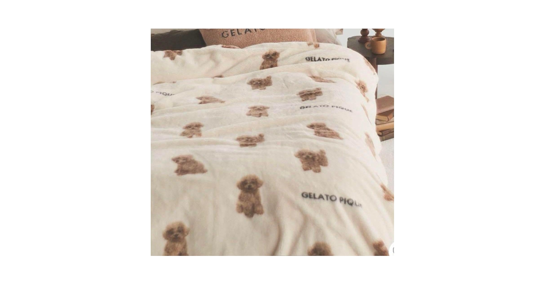 正規品♡ジェラートピケ Sleep DOGプリント毛布 トイプードル 布団 Amazon｜ジェラートピケ Sleep DOGプリント毛布 トイプードル