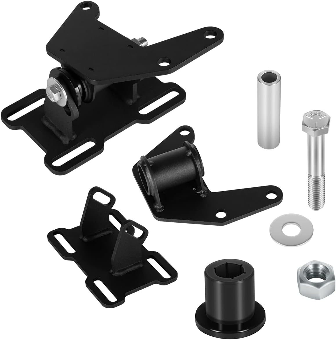 E-cowlboy LS Conversion Engine Swap Mounts Adjustable with Hardware Suitable for GM Body 1978-1988 LS1 LS2 LS3 LS6 LSX LQ4 LQ9