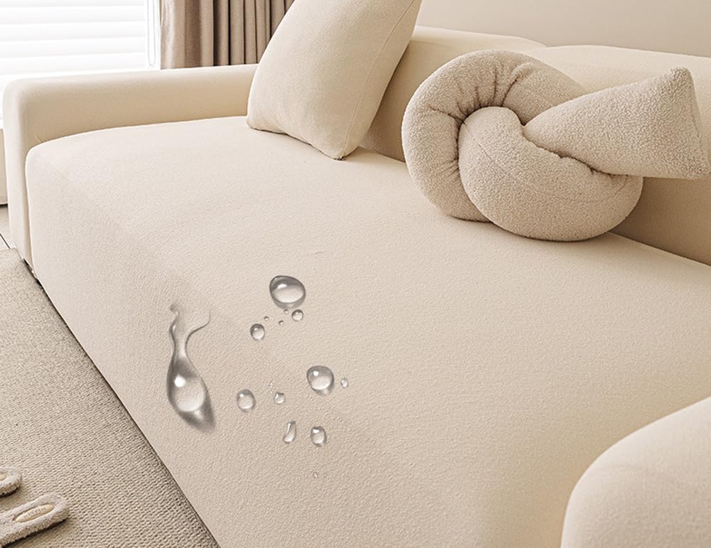 Housse de canapé extensible anti-dérapante et bâche protection meubles élastique