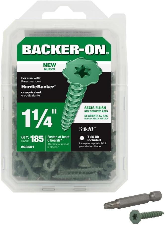 ITW Brands 23401 185PC 9X1-1/4 Backer-ON