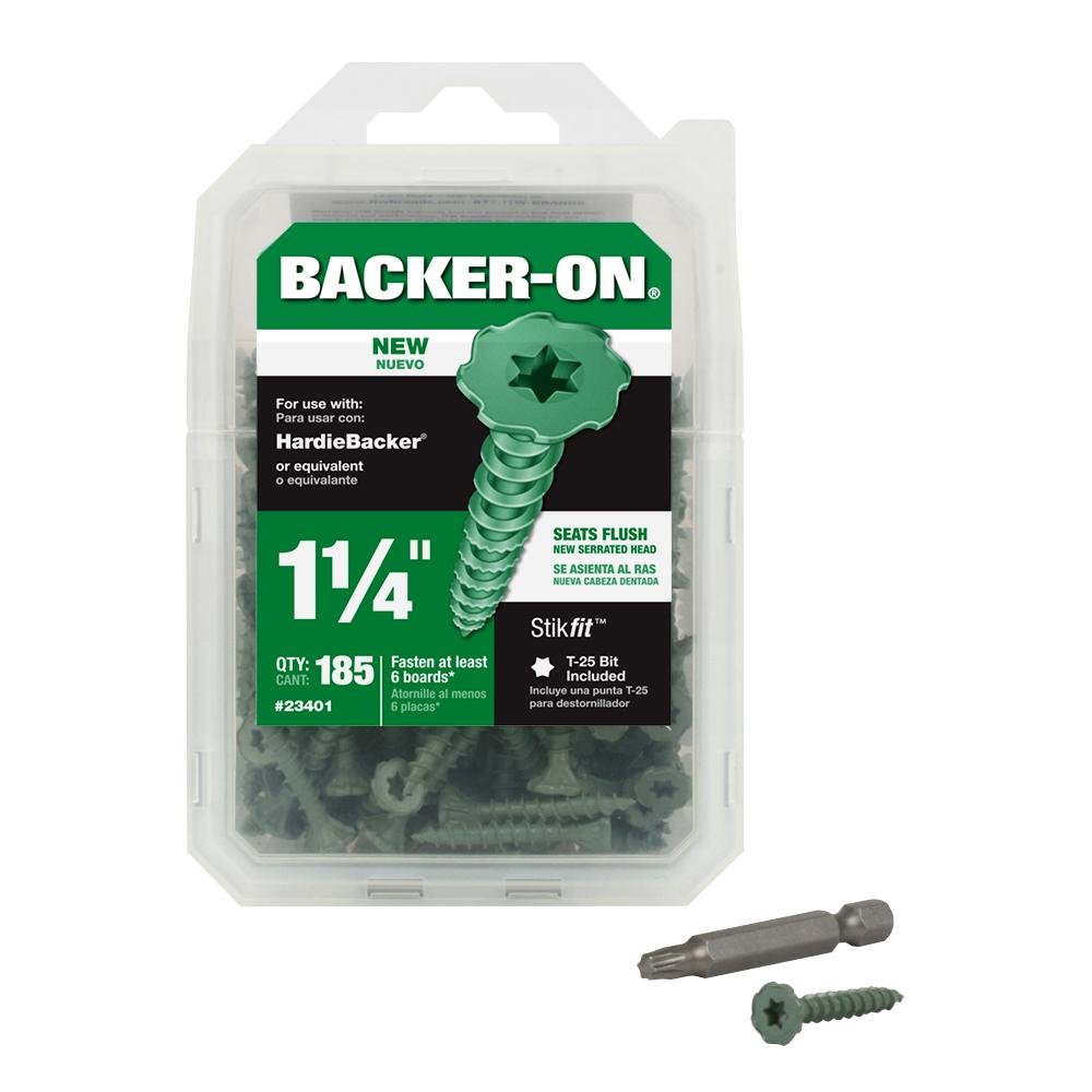 ITW Brands 23401 185PC 9X1-1/4 Backer-ON
