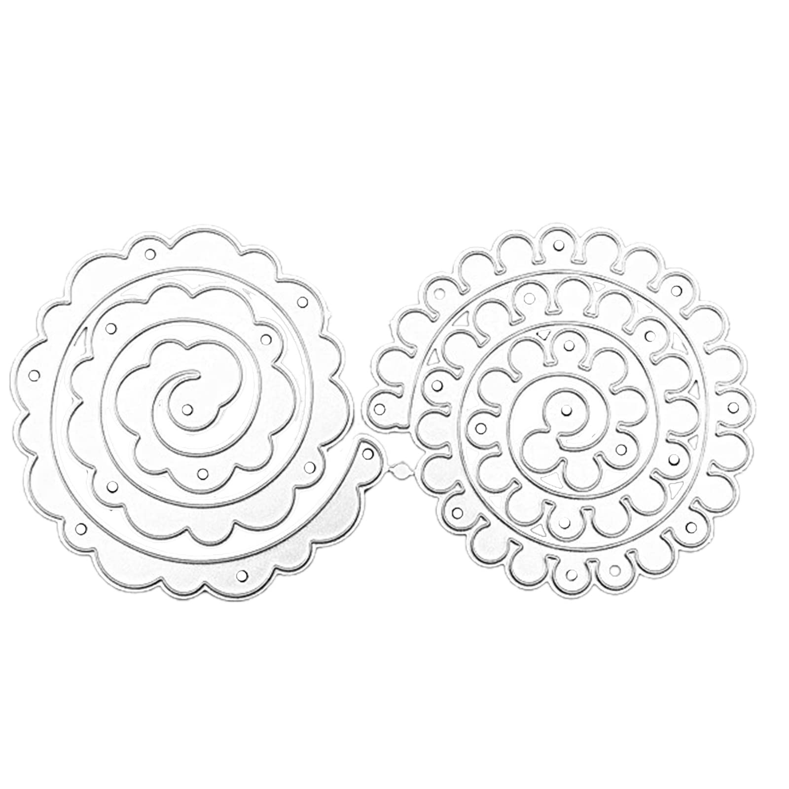 Kalttoy Embossing Cutting Dies Flower Die-Cuts for Greeting Card Wedding Invitation Making Scrapbooking Album Flower Cutting Dies for Card Making