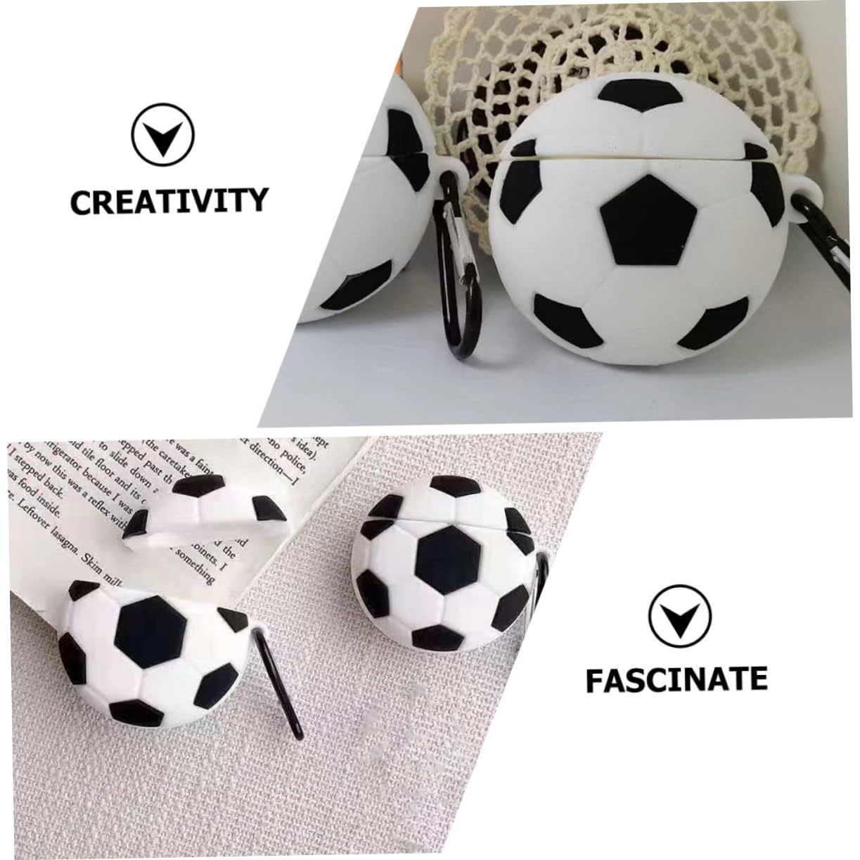 DOITOOL 5 Fundas Elegantes para Auriculares con Puerto De Carga Y Protección contra Arañazos.