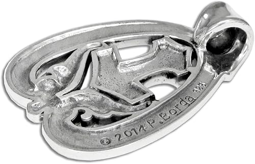 Miniatura 4 de Dryad Design Norse Pagan Jewelry - Colgante de martillo Thors Mjolnir de plata de ley para hombre o mujer, Plata esterlina, No es una piedra preciosa