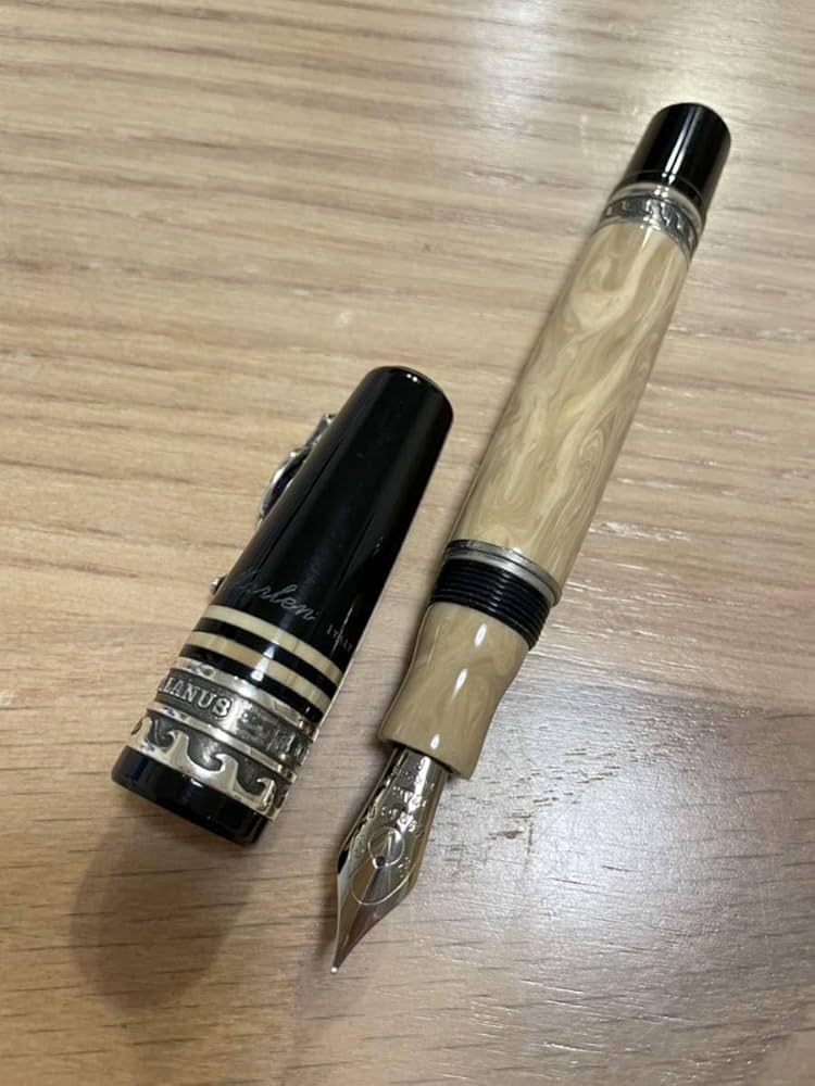 希少 マーレン ジャーナル K18 万年筆 2本まとめ イタリア製 マーブル 希少 マーレン ジャーナル K18 万年筆 2本まとめ イタリア製