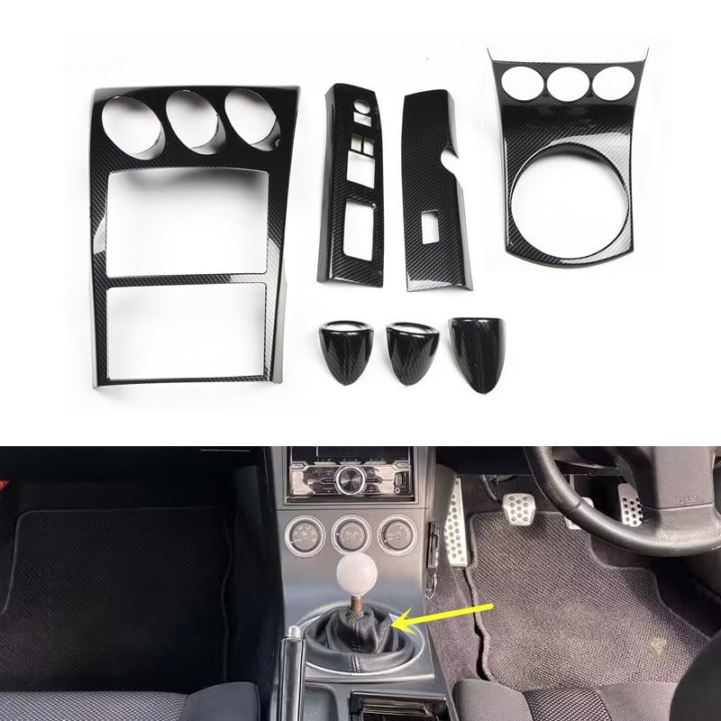 2 Couvertures De Commutateurs De Fenêtre Pour Nissan 350Z Z33 2006-2008 - En ABS