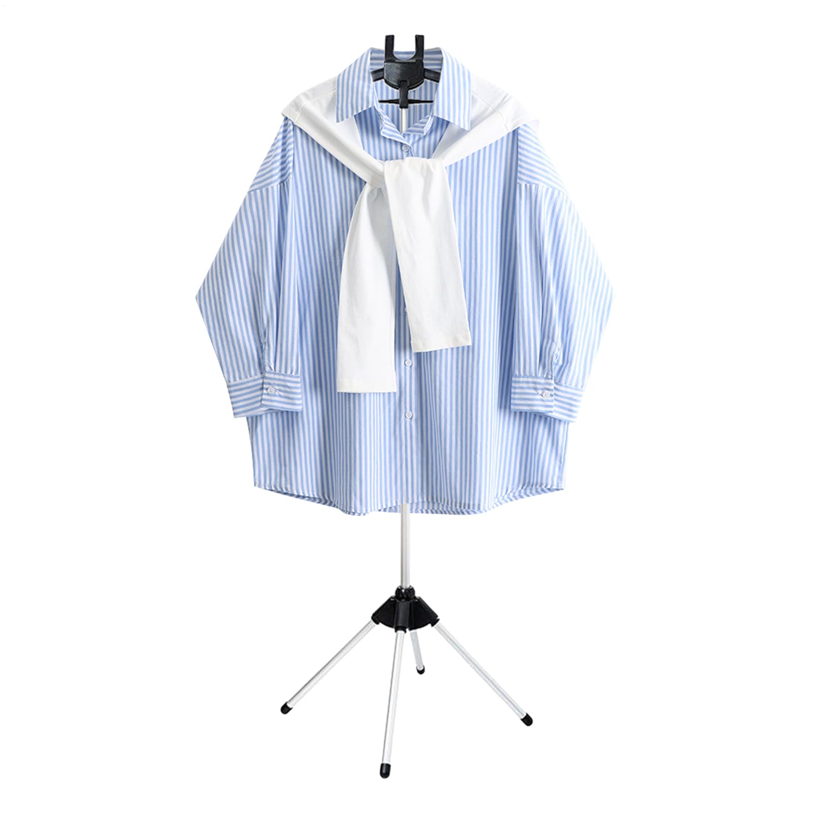 Garment-Dampfständer – 160 cm verstellbarer Kleiderständer, Steamer-Kleiderbügelständer, zusammenklappbarer Stoffhalterrahmen | Tragbarer Bügel-Organizer für Studenten im Wohnheim von Wohnungseigentüm