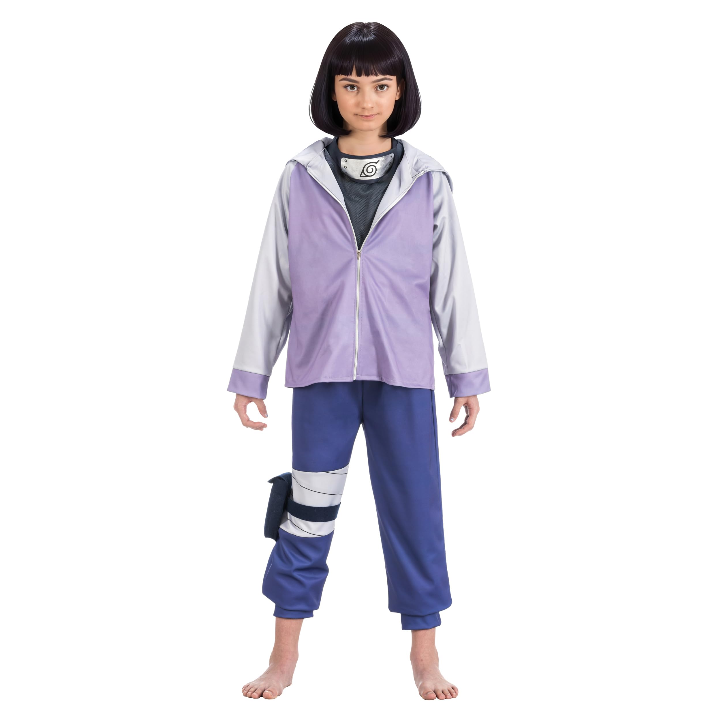 Chaks - Costume Hinata Hyuga pour fille, ensemble de costume d'anime