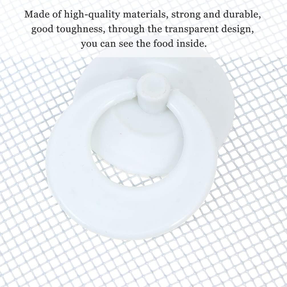 2pcs Metal Mesh Screen Food Cover Umbrella for Outdoors Indoor Mesh Food Tents Cover for Kitchen Dining Table and Picnic 13.77 Inch