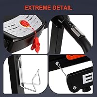 Vista 6 de ECHANFIT Treadmill with Manual Incline and Bluetooth Speaker, 17.5" Wide Max 8.5 MPH Speed and 15 Preset Programs, 2.5 HP Folding Running Machine