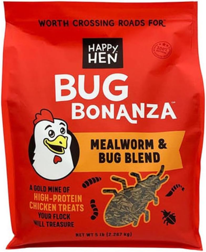 Happy Hen Treats Bug Bonanza Mealworm 5 Lb