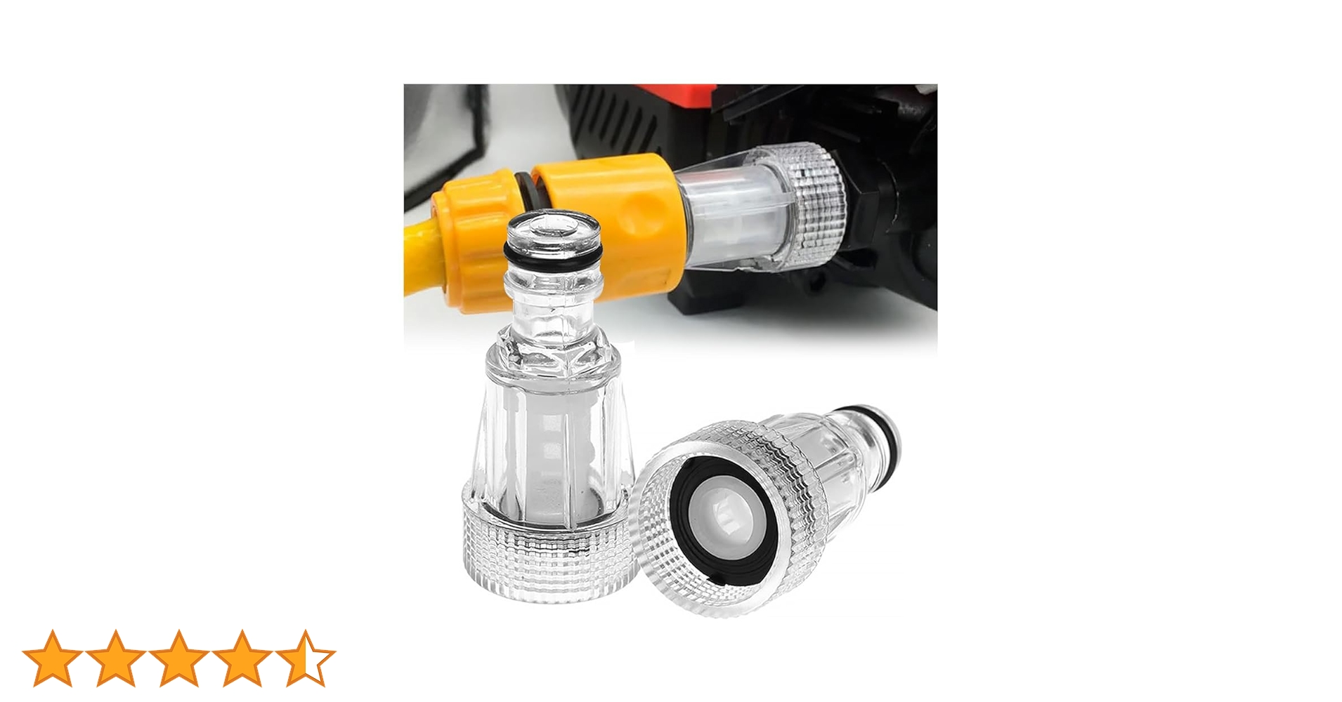 Amazon | 2個 高圧洗浄機 フィルター 水道 ホースクリーナー