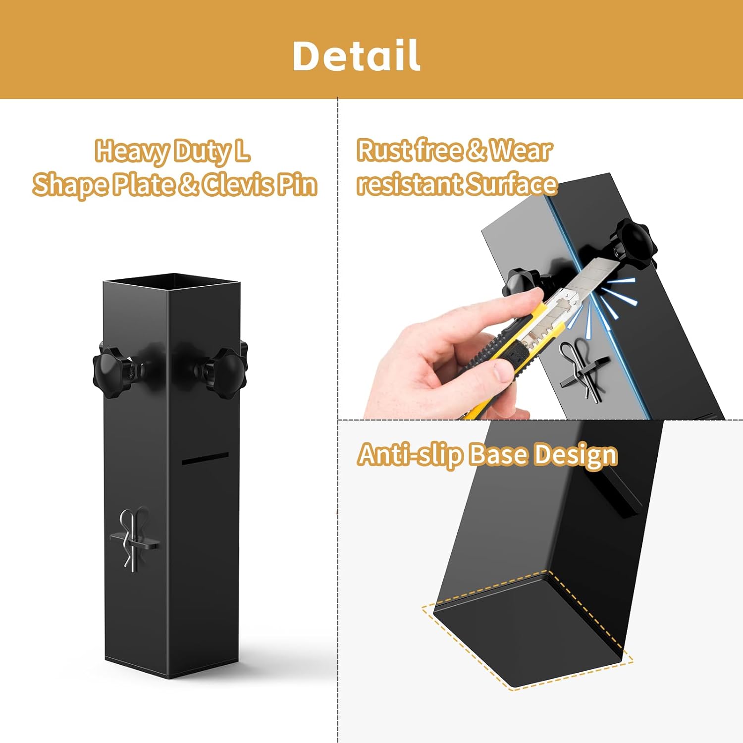 College Dorm Bed Risers 3.15" Diameter Carbon Steel Metal Bed Riser Square Tall Bed Riser for Wooden Bed Frame Table Adjustable Height 3.2" or 5.1", Supports up to 10,000 lbs