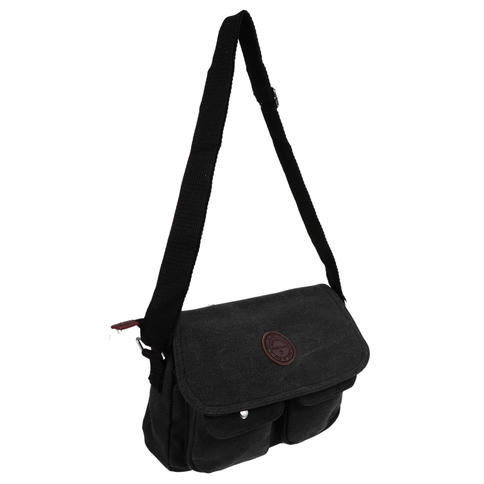 PACKOVE Borsa Tracolla Vintage in Tessuto per Uomo Semplice, Resistente e Capiente, per Organizzare Cellulare, Chiavi e Porta Documenti Durante i Viaggi