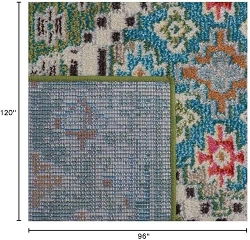 Vista 238 de Safavieh Madison Collection MAD418F - Alfombra de área con diamantes, Polipropileno, Azul Oscuro/Amarillo