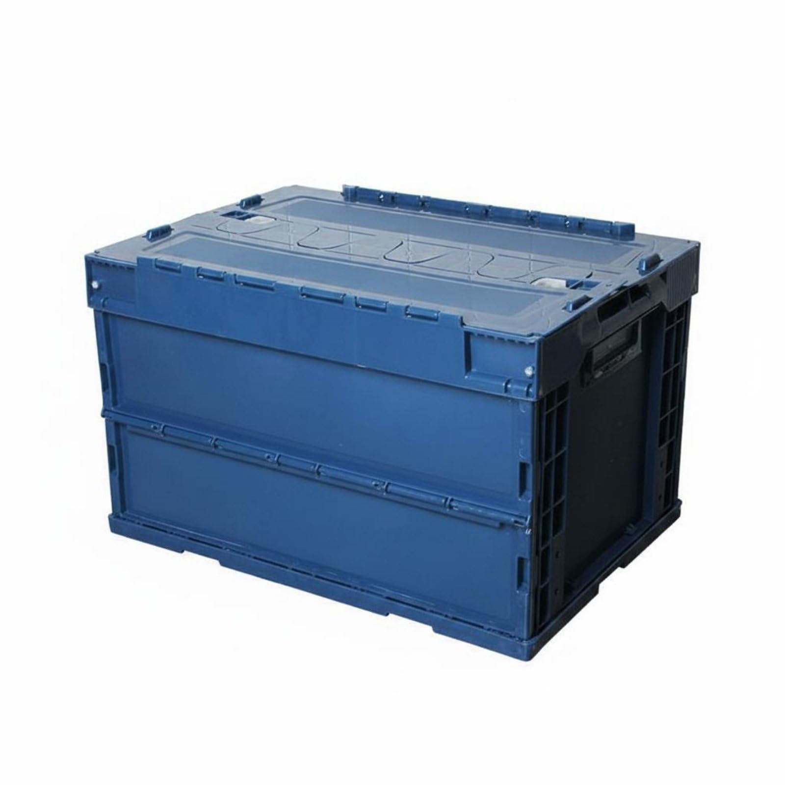Faltbare Aufbewahrungsbox Klappbox Lagerkiste Transportbehälter mit Robustem Pp-material Und Faltbarer Funktion für Organisation Haushalt Lieferdienst Büro, Gelb