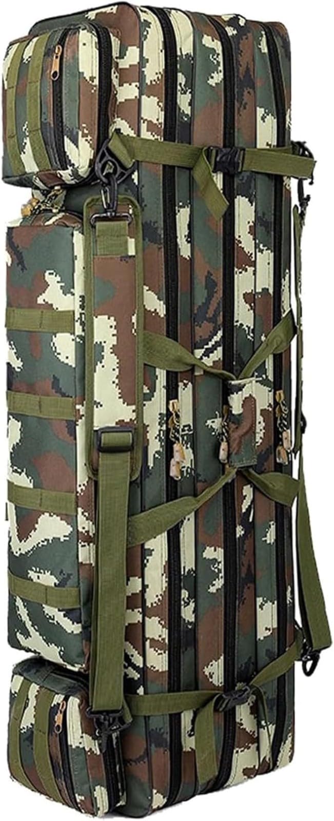 3 Strati Custodia Per Borsa Tattica Lunga Per Trasporto Fucili, Grande Capacità Fodero Per Fucile Borsone Tiro,Borsa Porta Armi Poligono,Borsa Militare,Può Contenere 3 Fucili,Pistole