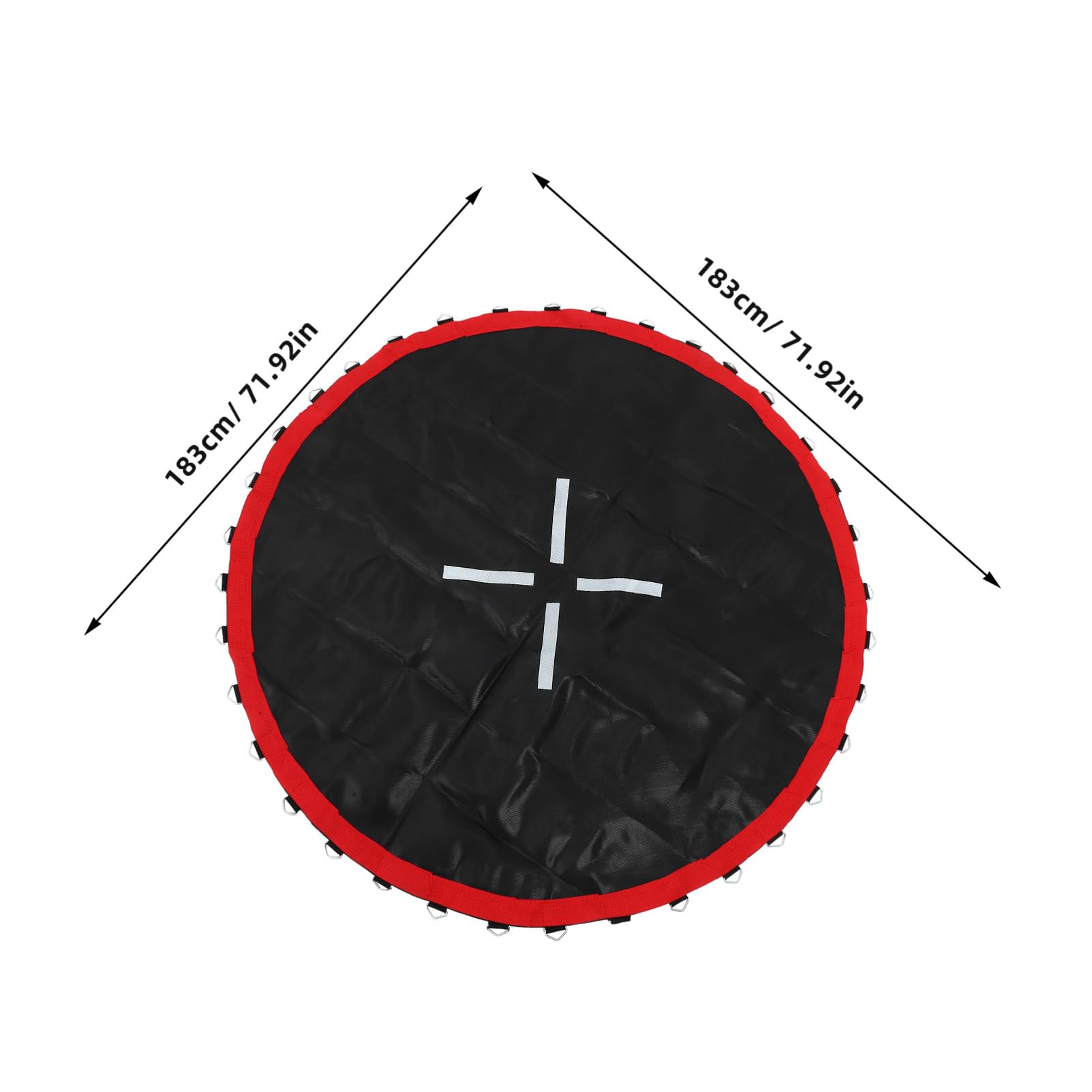 Tappeto Elastico per Trampolino Sostituzione Resistente per Fitness all Aperto Materiale Durevole Installazione Rapida Superficie in Rete Traspirante capacità di Peso Certificata