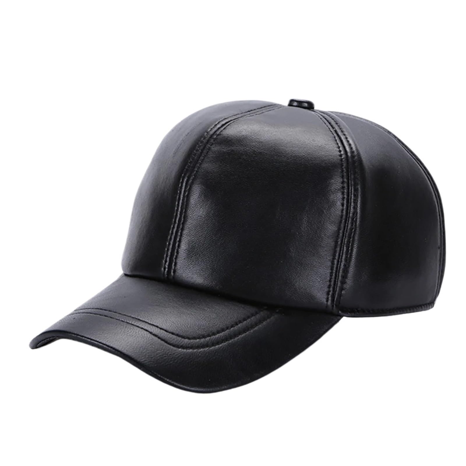 Cappello in pelle for adulti da baseball in calda uomo for strada all'aperto hip-hop in antivento