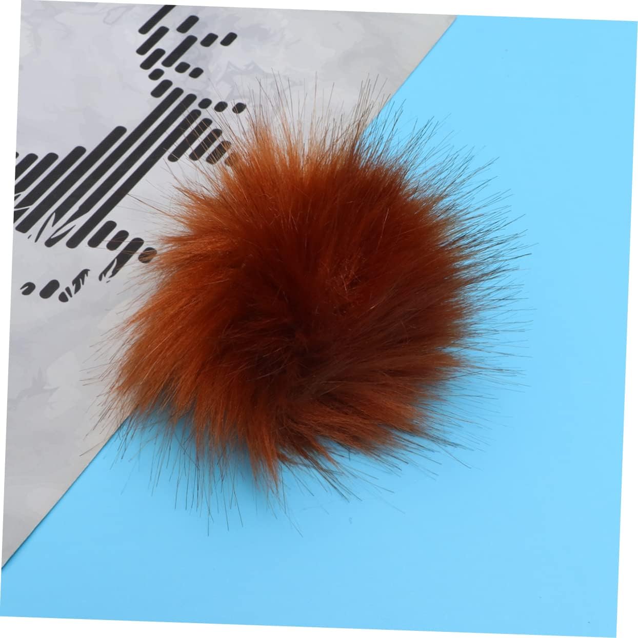 Garneck 30pcs Fluffy Pom Poms Fake Fur Balls for Decorations Craft Projects Boys and Girls Activities and Parties