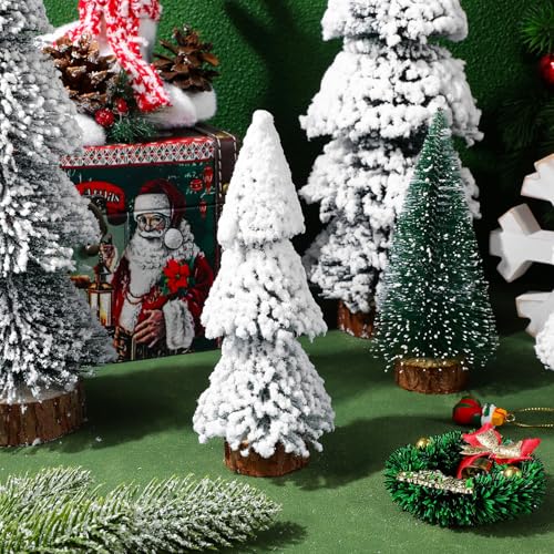 Decoración navideña sin ocupar espacio con los mini árboles de Navidad VANZACK de mesa 8