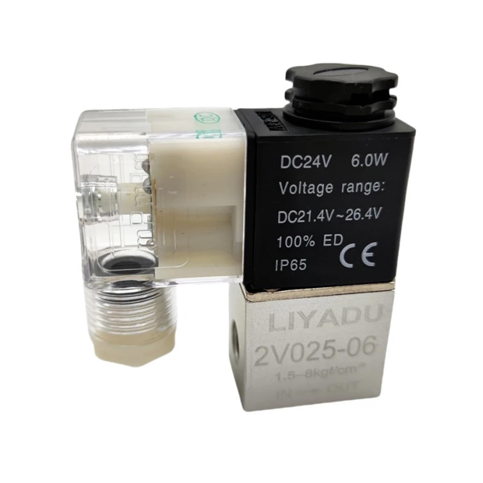 Électrovanne 2V025-06 NC G1/8 miniature 2 voies pour contrôle d'air