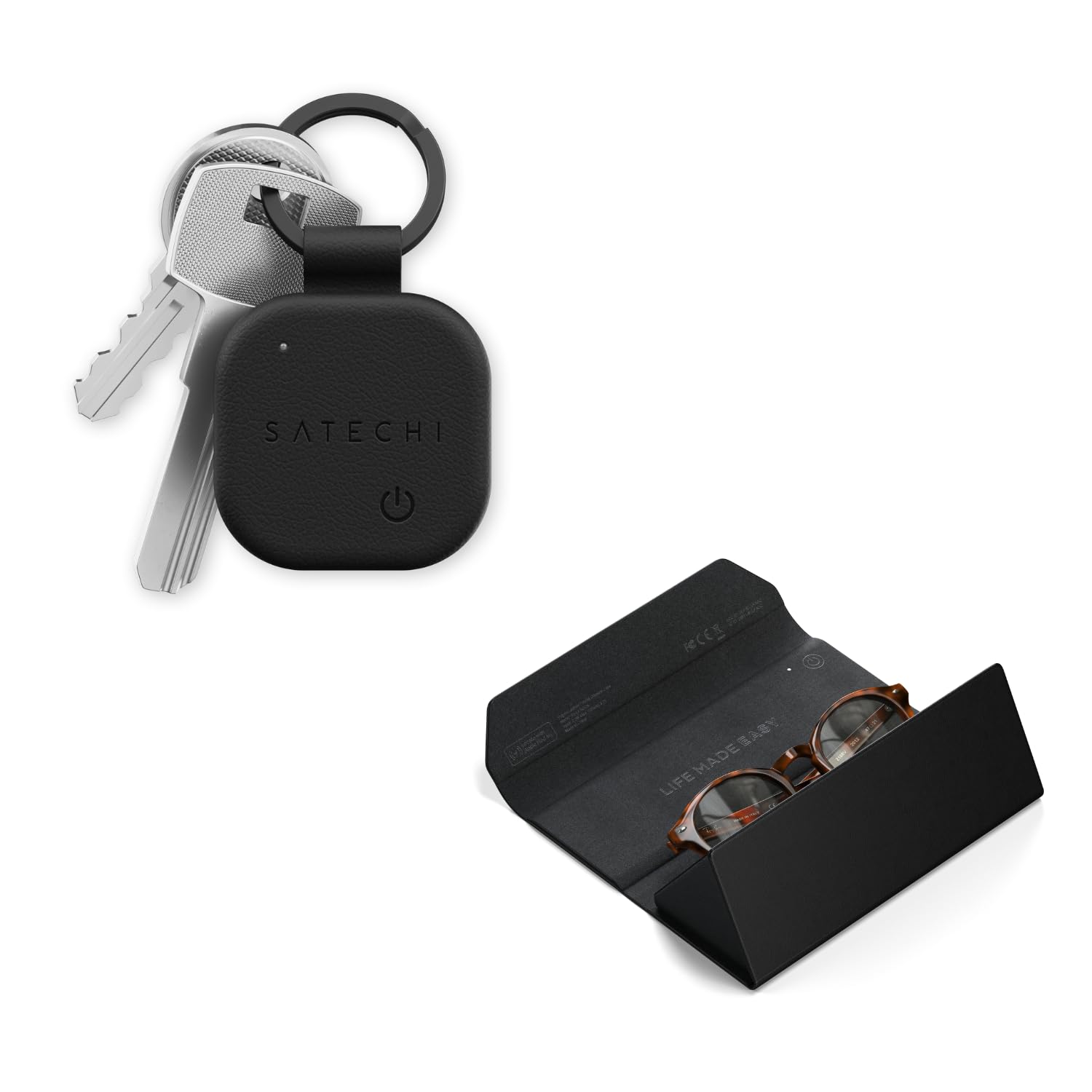 Etichetta Bagaglio SATECHI FindAll Con Tracciamento Trova Il Mio - Ricarica Wireless, Compatibile TSA, Per IPhone