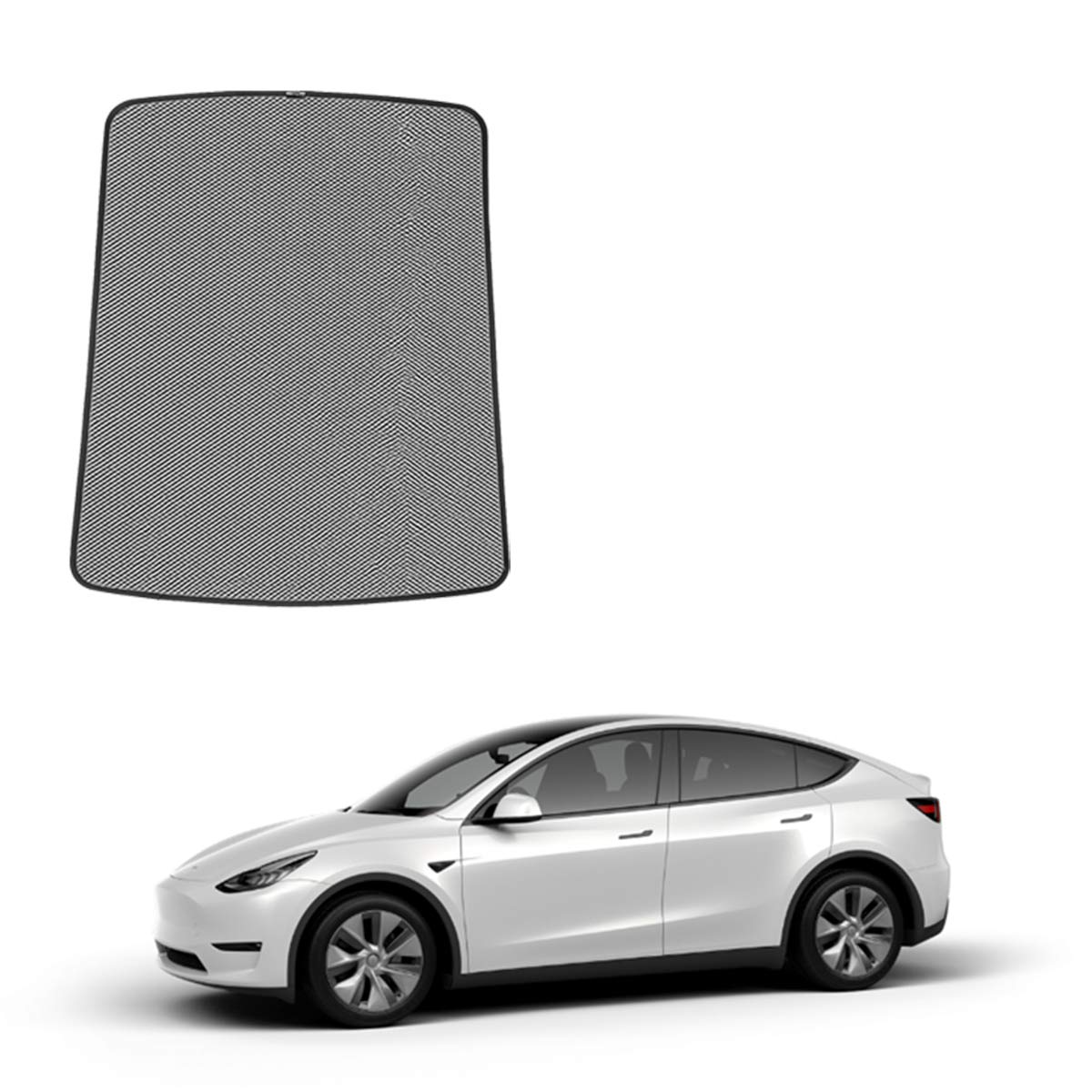 Buy ThinSGO Tesla Model Y Sunroof Sunshade Glass Roof Sunshade Compatible with Tesla Model Y